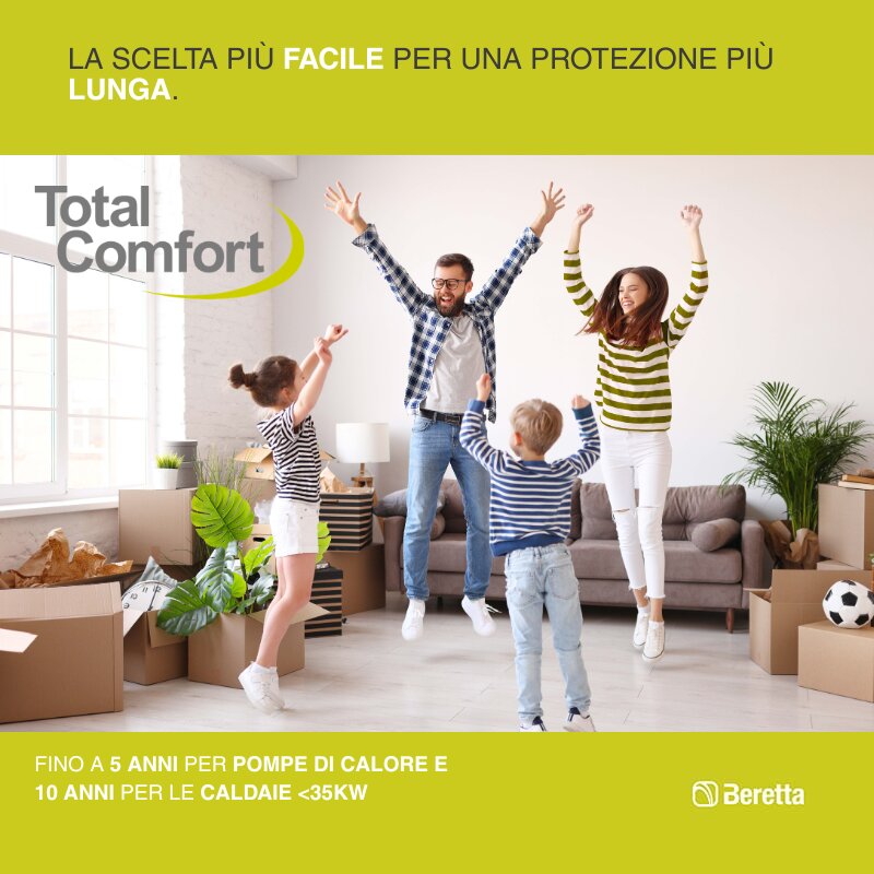Banner Total Comfort 10 anni di tranquillità